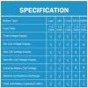 LCD Digital Battery Capacity Checker RC CellMeter8 Balance Arrester2-8S 4-8S Servo LiPo Li-lon Steering Gear NiMH Battery Tester (Color : Blue) view 3