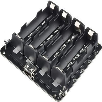 diymore 1865O Battery Holder Four Li-ion V9 Battery Shield Micro USB 5V/3A 3V/1A Power Bank Battery Charging Module(4 Holders)
