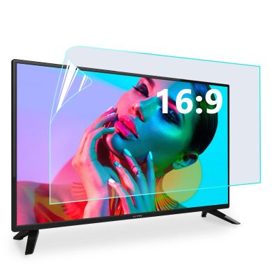 AIZYR Anti Blue Light Screen Protector, TV Monitor Anti-UV Eye Protection Filter Film, Blue Light Blocking Filter Panel for 50/55inch with 16:9 Aspect Ratio TV,55 inch