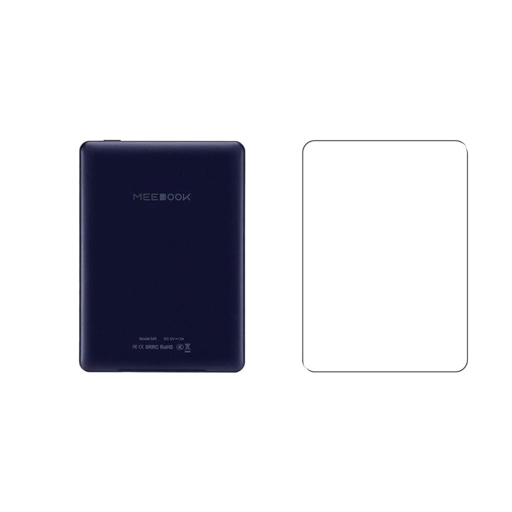 Puccy 2 Pack Back Screen Protector Film, compatible with Meebook M6 6" Black Carbon TPU Guard Cover Not Tempered Glass/Not Front Screen Protectors