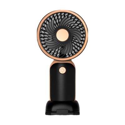 Qianly Mini Handheld Fan USB Fan Desk Fan for Traveling Outdoor Compact Fan Makeup Personal Fan for Backpacking Indoor Outdoor, black