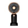 Qianly Mini Handheld Fan USB Fan Desk Fan for Traveling Outdoor Compact Fan Makeup Personal Fan for Backpacking Indoor Outdoor, black view 1