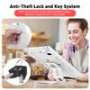 AboveTEK Anti-Theft Tablet Stand iPad Locking & Security Stand, Countertop & Wall Mount POS Stand, 360 Swivel Kiosk Stand for iPad/iPad Air/iPad Pro Ideal for Retail Business (White) view 4