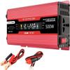 Sine Wave Inverter Charger 500w1200w2000w Power Inverter 12V24V to 110V120V Modified Sine Wave Car Inverter for Motorhomes,Boat,Camping,Household, (24Vto110V,500W) view 1