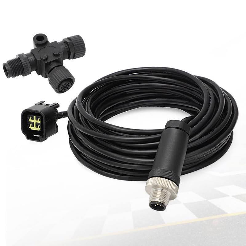 NBWIYQP Replace for 000-0120-37 Yamaha Engine Interface Cable Connects to NMEA 2000 Network (with T-Connector) for Yamaha Outboard 2006-20234.5m/15ft