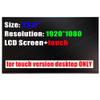 for HP AIO 24-DF1086 Touchscreen Desktop 23.8" FHD LCD Screen+Touch Assembly Display Panel Replacement -NOT for Non-Touch Desktop view 2
