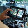 FEELWORLD F6 Pro +Battery +Carry Case 5.5 Inch 1600nits High Bright DSLR Camera Field Monitor with Touchscreen Waveform 3D LUT F970 External Kit Install 4K HDMI in Out Type-c Input view 3
