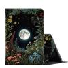 Case for 6.8'' Kindle Paperwhite (11th Generation,2021) & Paperwhite Signature Edition,PU Leather Folio Stand Smart Cover Case for Kindle Paperwhite 2021 E-Reader,Full Moon Colorful Plan Garden view 1
