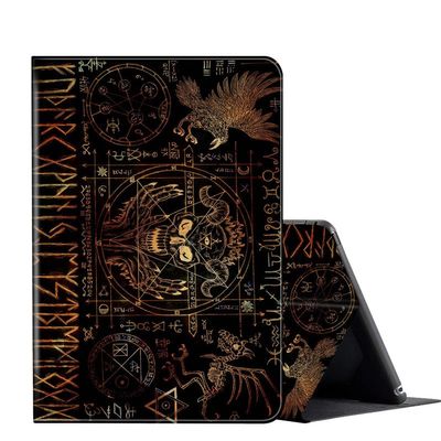 Case for 6.8'' Kindle Paperwhite (11th Generation,2021) & Paperwhite Signature Edition,PU Leather Folio Stand Smart Cover Case for Kindle Paperwhite 2021 E-Reader,Skeleton Magic Ouija Board