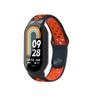 DLUCCA Silicone Band Compatible with Xiaomi Mi Band 8,Sport Flexible Silicone Strap Waterproof Durable Smartwatch Watch Replacement Band for Women Men - Red view 2
