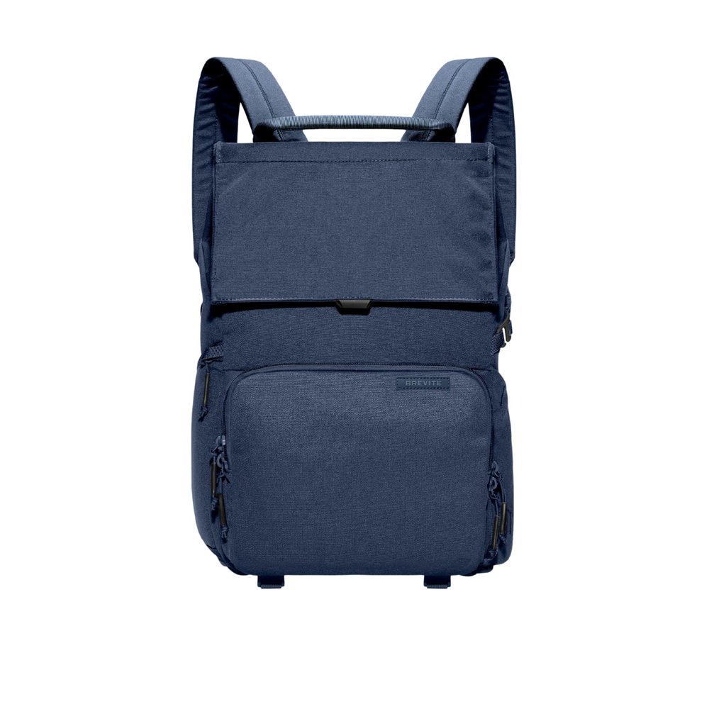 BREVITE - The Runner - Compact Camera Backpacks for Photographers - A Minimalist & Travel-friendly Photography Backpack Compatible With Both Laptop & DSLR Accessories 18L (Moonlit Blue)