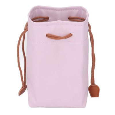 ciciglow Leather Drawstring Pouch, Portable Drawstring Bag Universal Instant Camera Film Printer Storage Organizer 4.5 x 3 x 7.7in ()