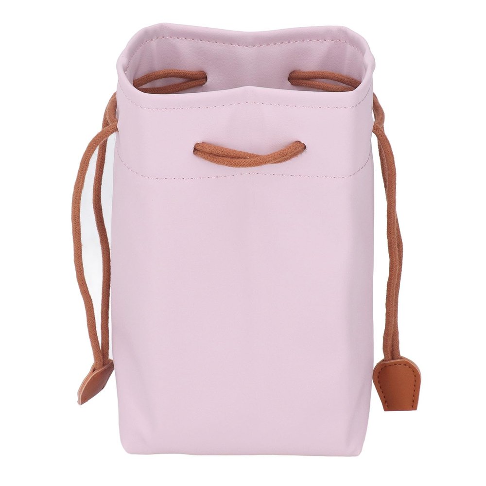 ciciglow Leather Drawstring Pouch, Portable Drawstring Bag Universal Instant Camera Film Printer Storage Organizer 4.5 x 3 x 7.7in ()