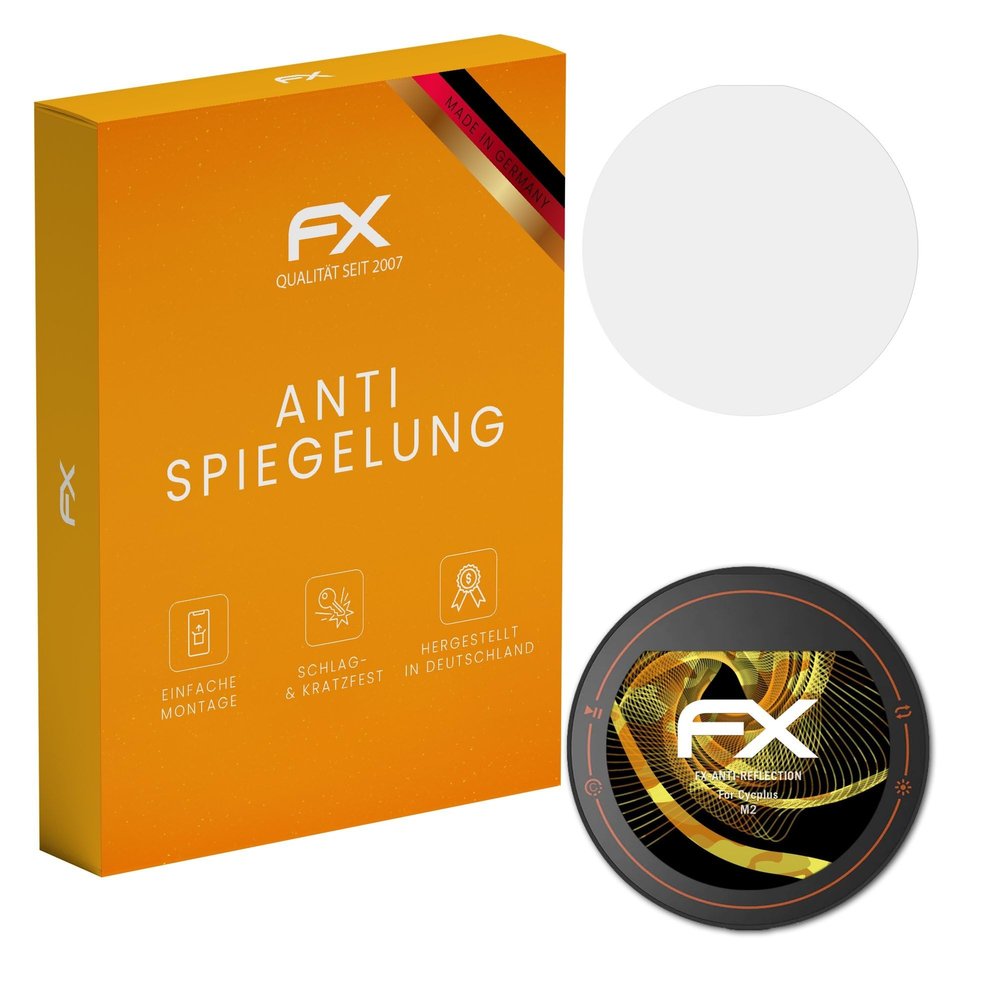 atFoliX Screen Protector compatible with Cycplus M2 Screen Protection Film, anti-reflective and shock-absorbing FX Protector Film (3X)