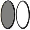 Kase Wolverine Revolution 82mm Magnetic CPL ND64 6 Stop ND Combo Filter Shockproof Tempered Optical Glass w Yellow & Silver Ring & Adapter view 1