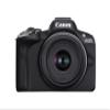 Canon EOS R50 Mirrorless Vlogging Camera (Black) w/RF-S18-45mm F4.5-6.3 is STM Lens view 1