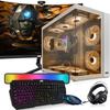 MTG Khuno Gaming Tower PC- Intel Core i5-8th Gen, RTX 2060S 8GB 256bits, 16GB ARGB Ram, 256GB Nvme, 27 Inch Curve Monitor, RGB Gamer Bundle Combo, Webcam, Win 11 Home view 1