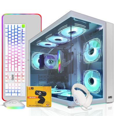 MTG Khuno Gaming Tower PC- Intel Core i5-8th Gen, RTX 3060 12GB 192 Bits, 16GB ARGB Ram, 256GB Nvme, Gaming Kit Combo, Webcam, Win 11 Home