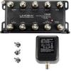 Reliable 8-Port TV Antenna Signal Splitter, Distribution Amplifier with Power Supply and F59 Terminators - Connect up to 8 Devices to 1 Antenna or Cable Line LSA48 view 1