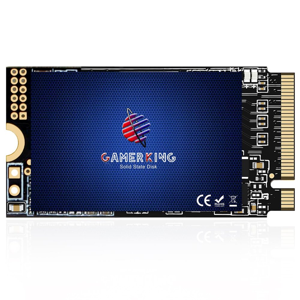 GAMERKING M.2 2242 NVMe SSD 1TB PCIe Gen3x4 3D NAND TLC High Performance Internal Solid State Drive 42mm for Ultrabook Desktop Notebook PC (1TB 2242 NVMe PCIe3.0)
