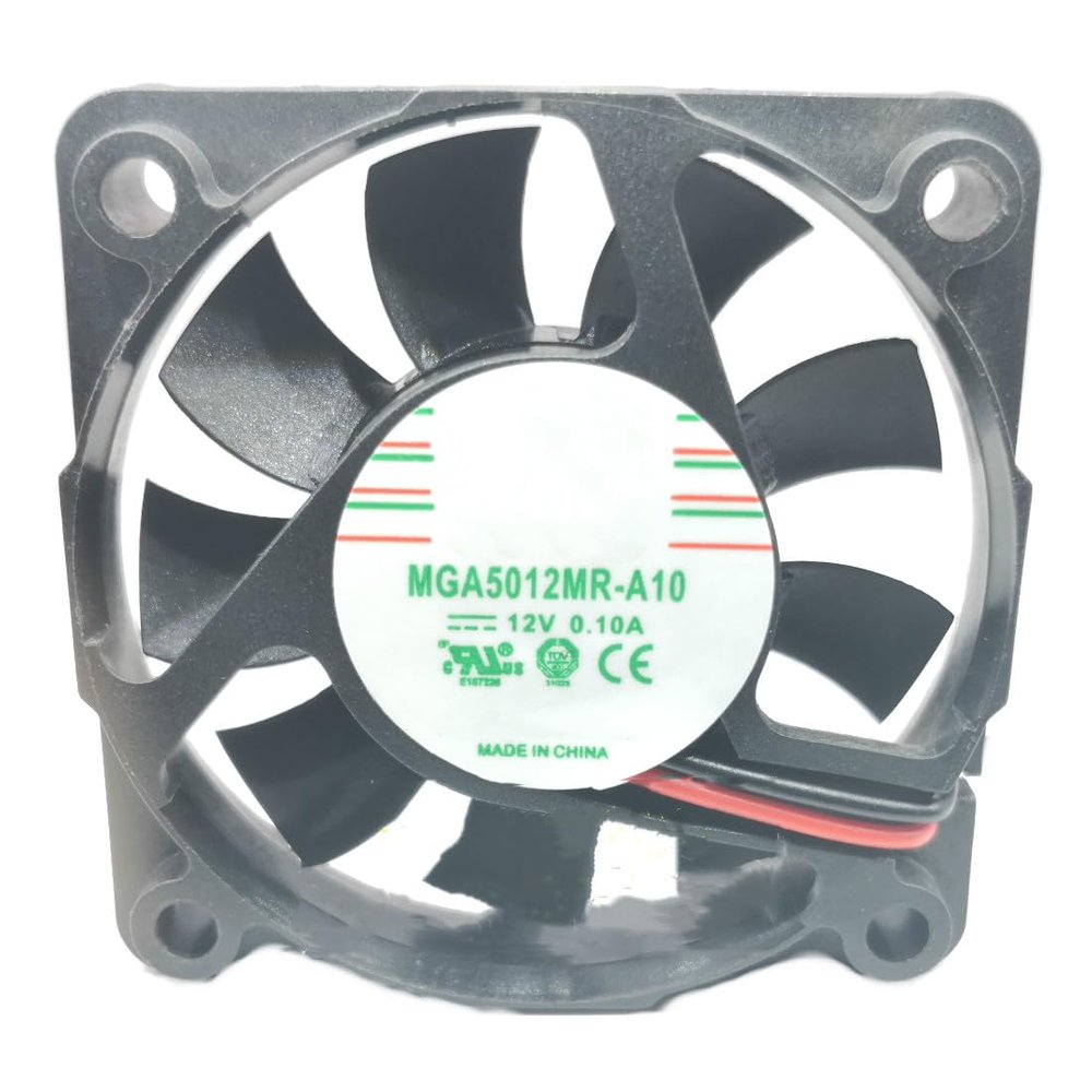 DC12V 0.10A MGA5012MR-A10 5010 5cm 2-Wire Cooling Fan