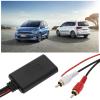 Micro Traders Car Bluetooth 5.0 Audio Adapter 2 RCA Input Wireless Bluetooth AUX Module Adapter Cable for Car Radio Stereo Speaker 25.5cm Length view 3