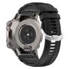 Chofit Intended for Amazfit Falcon Bands for Women&Men Soft Silicone Band Replacement Wristbands Smartwatch Accessories Sport Strap for Amazfit Falcon (Black&NavyBlue) view 4