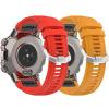 Chofit Intended for Amazfit Falcon Bands for Women&Men Soft Silicone Band Replacement Wristbands Smartwatch Accessories Sport Strap for Amazfit Falcon (Red&Yellow) view 1
