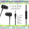 GOGOSINIS 2 Packs of Earbuds Set with Case for Kids for School, Wired Headphones with Case and Small Size Ear Tips, Ear Buds with Cute Case, Earphones for Phone and PC Laptop (Abstracts) view 3