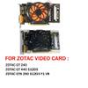 120mm 12V 0.15A 4 Pin Graphics Card Cooling Fan Replacement for ZOTAC GTS250 GT240 GT440 Video Card Cooler Fans view 4