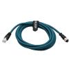 ZBLZGP Waterproof IP67 M12 8 Pin Female X-Code RJ45 Cable for Outdoor Surveillance 3M view 2