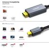 BENFEI Mini DisplayPort to HDMI 10 Feet Cable [4K@30Hz, Aluminum Shell, Nylon Braided] Compatible with MacBook Air/Pro, Microsoft Surface Pro/Dock, Monitor, Projector and More view 3