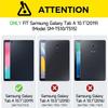Case for Samsung Galaxy Tab A 10.1 (2019) SM-T510/T515, Multi-Angle Smart Stand Cover Auto Sleep/Wake for Galaxy Tab A 10.1 Inch 2019 ReleaseColor Flame Soccer view 2