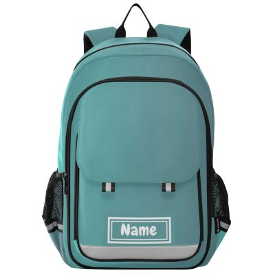 Blue Gradient Custom Kids Backpack for Girls Boys Lightweight Personalized Toddler Backpack with Adjustable Strap School Backpack for Workout Outdoor Kids Teens Traveling School Hiking