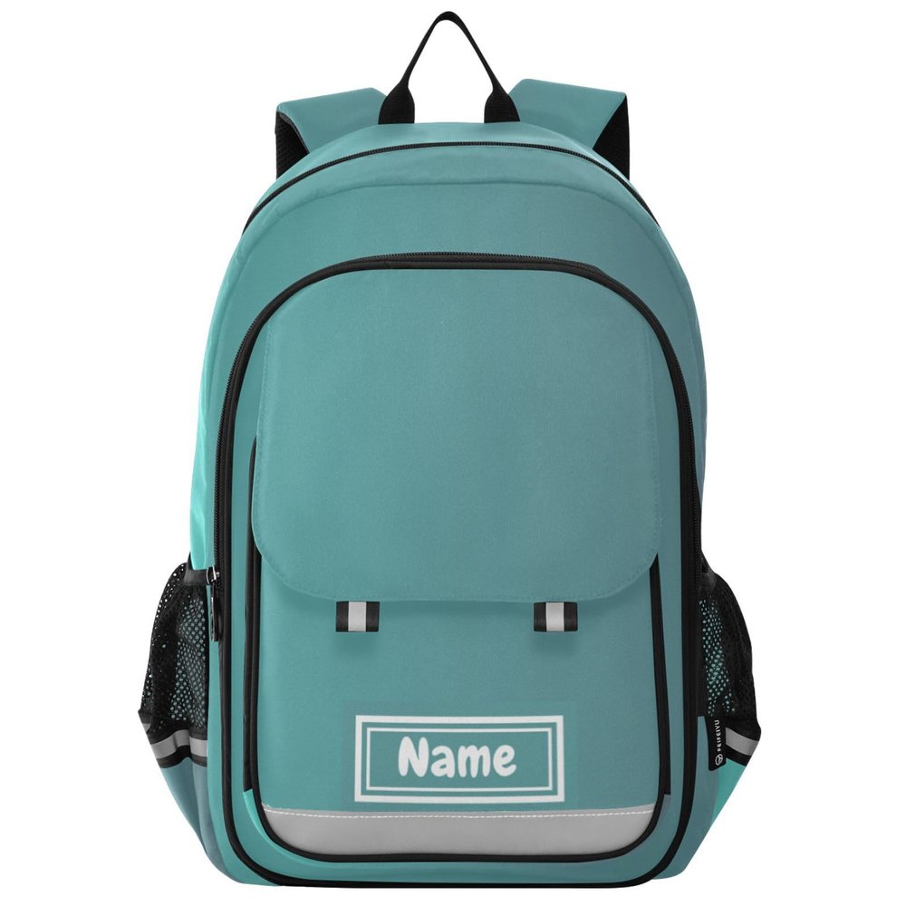 Blue Gradient Custom Kids Backpack for Girls Boys Lightweight Personalized Toddler Backpack with Adjustable Strap School Backpack for Workout Outdoor Kids Teens Traveling School Hiking