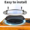 4pcs 2inch Car Speaker Grill,Speaker Grill Covers,Audio Speaker Grille Protective Decorative Audio Speaker Mesh Grille ABS Plastic Frame with Metal Mesh(silver) view 4