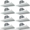 Rockville Bundle - 8 Items DCS6T 70V Commercial 2' X 1' Drop Ceiling Tile Speakers for Office view 1