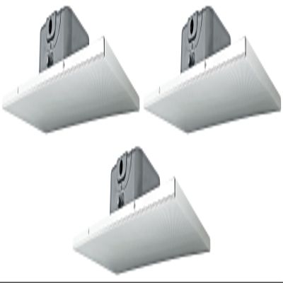 Rockville DCS6T 70V 6.5" Commercial 2' x 1' Drop Ceiling Tile Speaker, Clear Audio, Easy Install, Durable Build, for Offices and Retail, 3-Piece