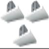 Rockville DCS6T 70V 6.5" Commercial 2' x 1' Drop Ceiling Tile Speaker, Clear Audio, Easy Install, Durable Build, for Offices and Retail, 3-Piece view 1