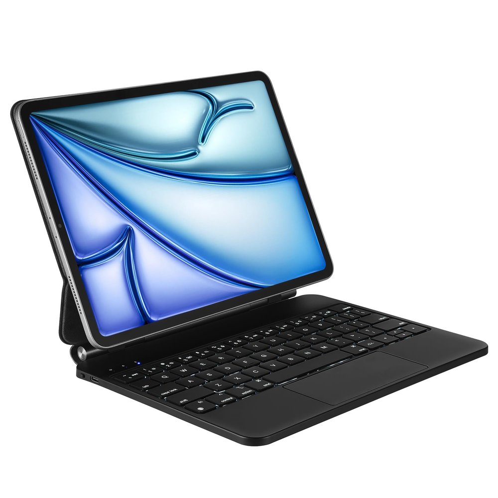 Magic-Style Keyboard Case for iPad Air 11 inch 2024 (M2), iPad Pro 11'' 2022 (4th/3rd/2nd/1st), iPad Air 5th & 4th Case, Wireless Bluetooth Magnetic Keyboard with Trackpad, Backlit