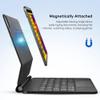 Magic-Style Keyboard Case for iPad Air 11 inch 2024 (M2), iPad Pro 11'' 2022 (4th/3rd/2nd/1st), iPad Air 5th & 4th Case, Wireless Bluetooth Magnetic Keyboard with Trackpad, Backlit view 4