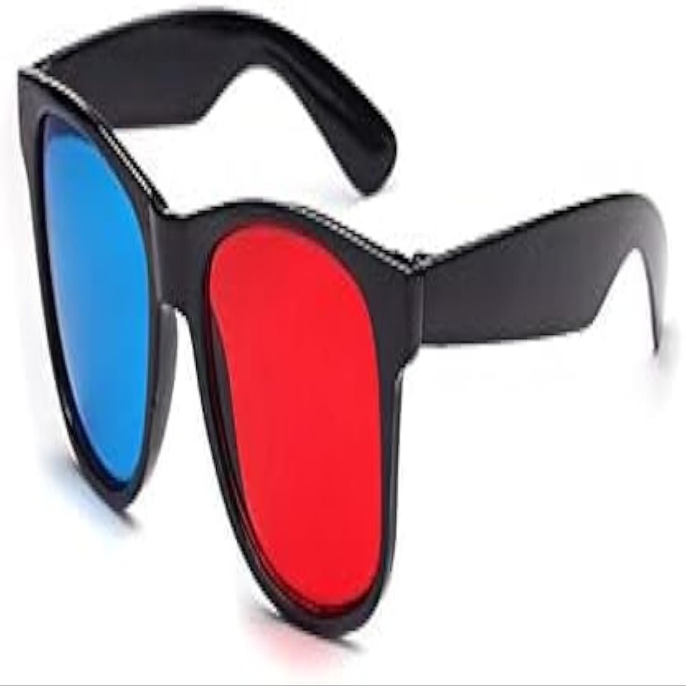 3D Red And Blue Glasses TV Movie Dimensional Anaglyph Video Frame 3D Glasses DVD Game Glass Color