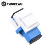 fyboptwu - 60 pcs Fiber Optic Coupler SC Keystone Jack Coupler SC Simplex Singlemode UPC Adapter for Fiber Wall Plate (White) view 3