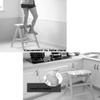 BABYCE Foldable Step Stool Step Ladder/Ladder/Folding Chair with 3 Steps, Wooden Staircase Extended Gray Sponge Seat High Stool At Home Garden Tools Height 65cm Heavy Duty Max. 120 Kg (Size : Wood) view 3