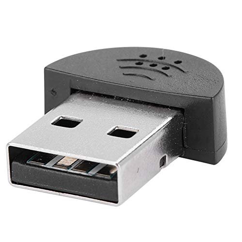 USB 2.0 Mini Microphone, Mini USB Microphone Audio MIC Receiver Adapter Plug & Play for Computer PC Laptop Desktop (Black)