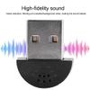 USB 2.0 Mini Microphone, Mini USB Microphone Audio MIC Receiver Adapter Plug & Play for Computer PC Laptop Desktop (Black) view 2
