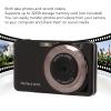 1080P Digital Camera for Photography, 2.7in Screen 48MP Vlogging Camera with SD Card, 8X Zoom Portable Digital Camera, with Wrist Strap and Fill Light for Traveling view 4