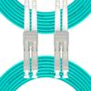 Fibergaga 2m(6ft) OM3 LC to LC Fiber Patch Cable,10GB/40GB Multimode Duplex 50/125m 2.0mm Fiber Optic Cable Length Option: 0.5M(1.6ft)-100M(328ft) view 1