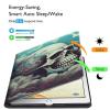 BFSEROBJ for All-New Fire Max 11 Case 13th Generation Lightweight Smart Case PU Leather Adjustable Stand Protective Cover with Auto Wake/Sleep Cover for Amazon Fire Max 11 inch 2023 - Skull view 3
