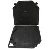 10 Inch Empty Tape Reel Storage Box, Reel to Reel Tape Storage Boxes with Label Paper and Carry Handle, Scratch Full, for Sound Tapes (Black) view 1